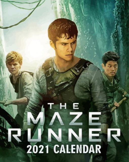 The Maze Runner Poster Paint By Number