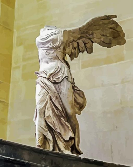 Winged Victory Of Samothrace Monument Paint By Number