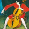 Woman Playing Cello Art Paint By Number