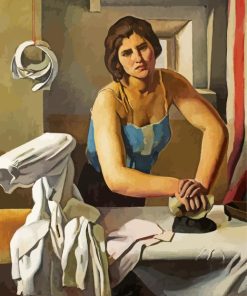 Woman Ironing Art Paint By Number