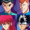 Yu Yu Hakusho Characters Paint By Number