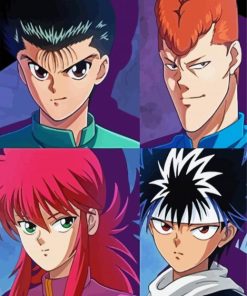 Yu Yu Hakusho Characters Paint By Number