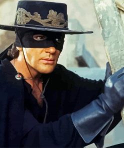 The Legend Of Zorro Character Paint By Number