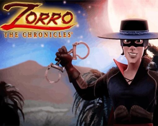 Zorro The Chronicles Animation Paint By Number