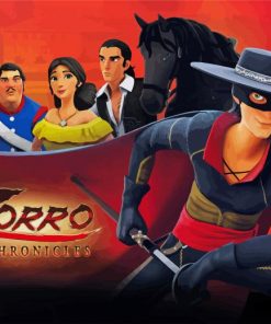 Zorro The Chronicles Paint By Number