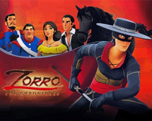 Zorro The Chronicles Paint By Number