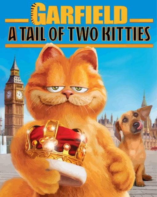 A Tail Of Two Kitties Poster Paint By Number