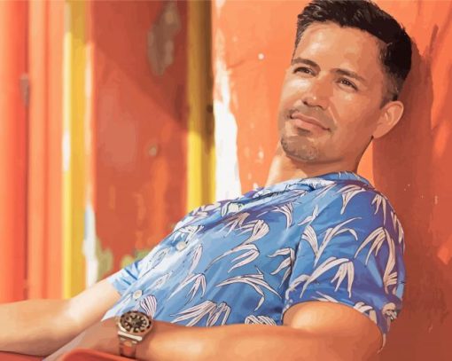 Actor Jay Hernandez Paint By Number