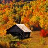 Aesthetic Autumn Barn Paint By Number