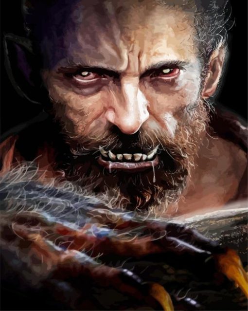 Aesthetic Wolfman Paint By Number
