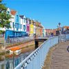 Amiens Colorful Houses Paint By Number