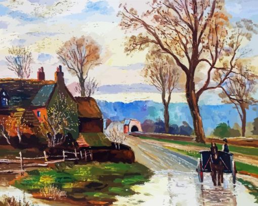 An English Countryside Paint By Number