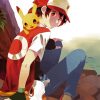 Ash With Cubone And Pikachu Paint By Number