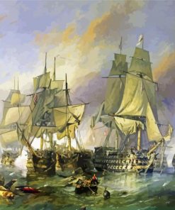 Battle Of Trafalgar Paint By Number