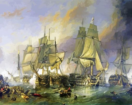 Battle Of Trafalgar Paint By Number