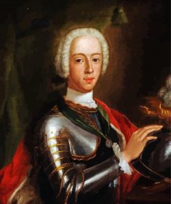 Bonnie Prince Charlie Portrait Art Paint By Number