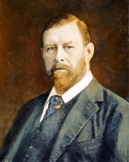 Bram Stoker Irish Author Paint By Number