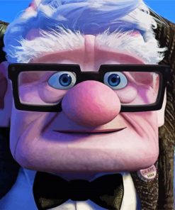 Carl Fredricksen Paint By Number