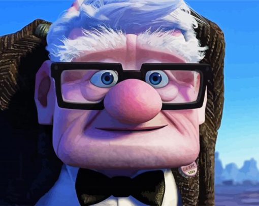 Carl Fredricksen Paint By Number