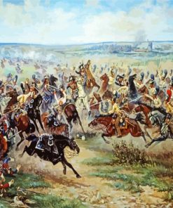 Cavalry Charge Battle Paint By Number