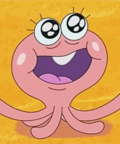 Child Octopus From Zig And Sharko Paint By Number