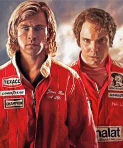 Chris Hemsworth James Hunt Paint By Number