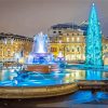 Christmas Trafalgar Square Uk Paint By Number