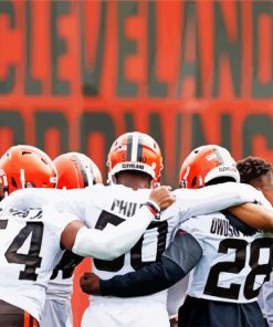 Cleveland Browns Footballers Paint By Number