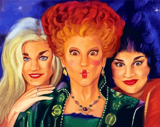 The Sanderson Sisters Paint By Number