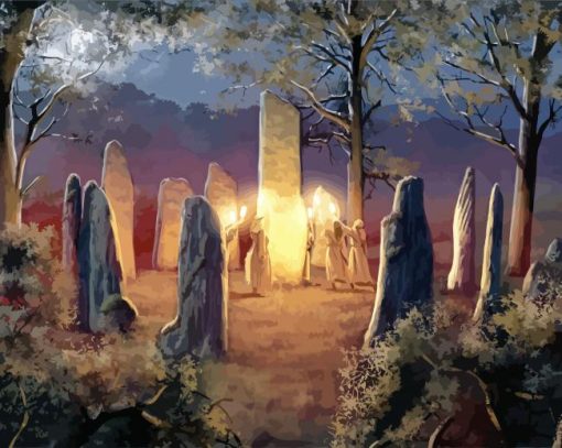 Craigh Na Dun Outlander Art Paint By Number