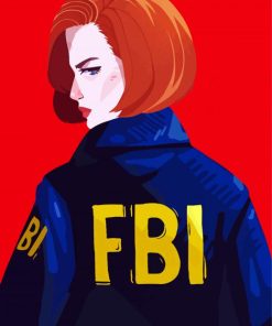 FBI Woman Art Paint By Number