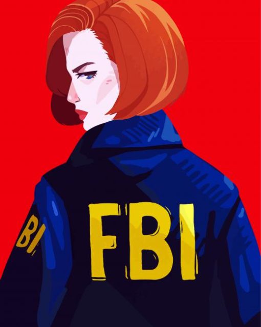 FBI Woman Art Paint By Number