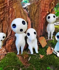 Figurines Kodama Paint By Number