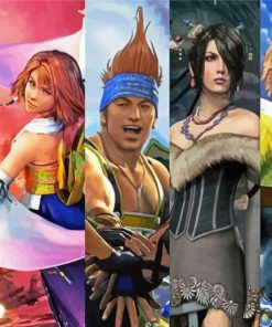 Final Fantasy X Characters Paint By Number