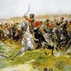 French Cavalry Charge Art Paint By Number