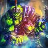 Green Hulk Ragnarok Paint By Number