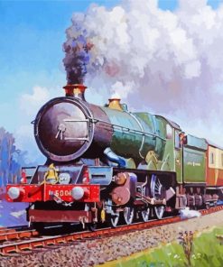 Gwr Steam Train Paint By Number