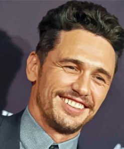 James Franco Smiling Paint By Number