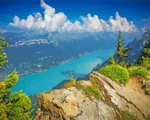 Lake Brienz Canton Paint By Number