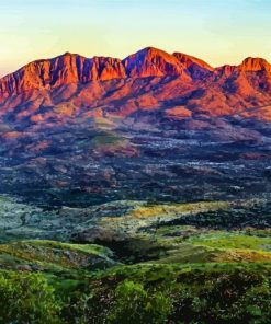 Larapinta Mountains Paint By Number