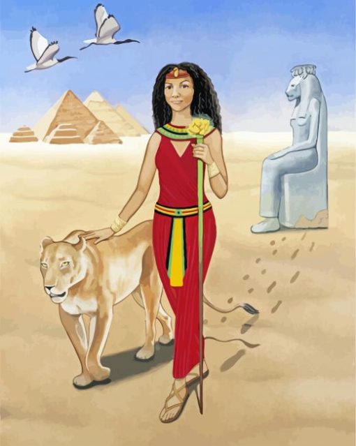 Leo And Sekhmet Paint By Number