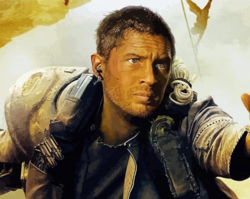 Mad Max Tom Hardy Paint By Number