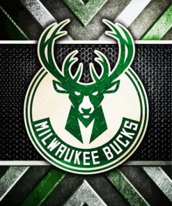 Milwaukee Bucks Basketball Logo Paint By Number