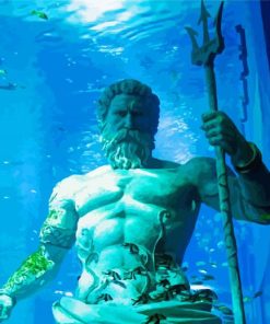 Mythologie Poseidon Paint By Numbe