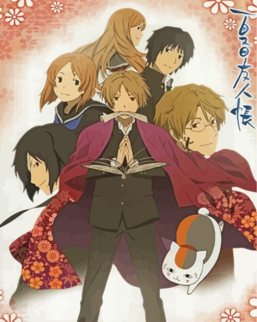 Natsume's Book Of Friends Characters Paint By Number