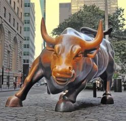 New York Wall Street Bull Paint By Number