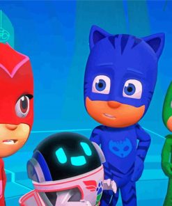 PJ Masks Heroes Of The Night Paint By Number