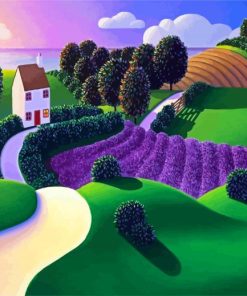 Paul Cornfield Landscape Paint By Number