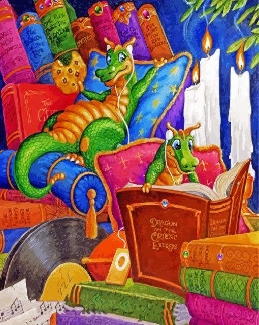 Randal Spangler Dragon Paint By Number