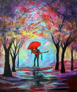 Romanticism Under The Rain Paint By Number